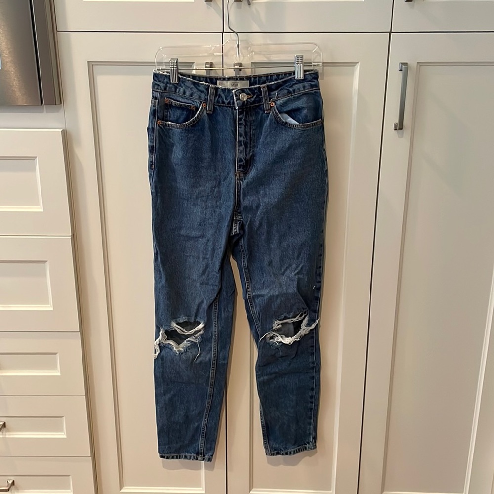 TOPSHOP Moto MOM jeans, size W28